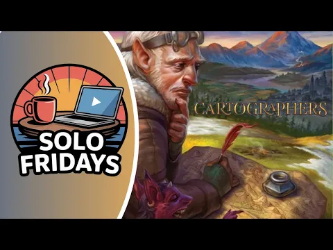 Cartographers - Relaxing Solo Playthrough | Perfect for winding down ₊˚. ｡