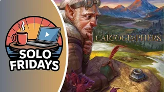 Cartographers - Relaxing Solo Playthrough | Perfect for winding down ₊˚. ｡