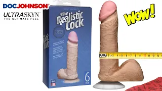 Самый реалистичный фаллоимитатор - Doc Johnson The Realistic Cock 6 inch White ULTRASKYN