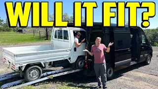 This Mercedes eSprinter Van Is HUGE! But Is It Big Enough to Fit a Whole TRUCK Inside?