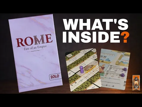 Rome: Fate of an Empire — Deluxe Unboxing | Solo Strategy Game
