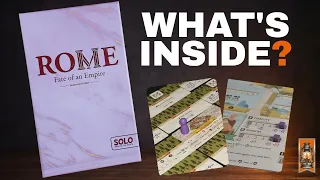 Rome: Fate of an Empire — Deluxe Unboxing | Solo Strategy Game