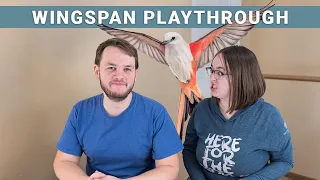 Cassie tries to beat Ryan, Wingspan Board Game Playthrough