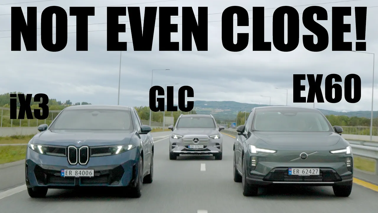 I Tested These EVs at 120 km/h… SHOCKING RESULTS | BMW iX3 vs Mercedes GLC vs Volvo EX60 vs Xpeng G9