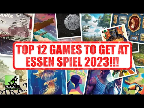 Top 12 Must-Have Games at Essen Spiel + PAXUnplugged Giveaway! | The R&R&R Show Episode 72