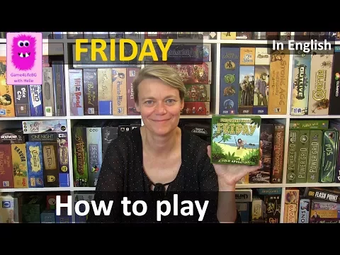 Friday, How to play & my impression (In English, solo card game)