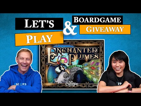 ENCHANTED PLUMES - Board Game Live Playthough and Giveaway #76