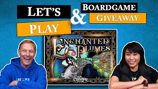 ENCHANTED PLUMES - Board Game Live Playthough and Giveaway #76