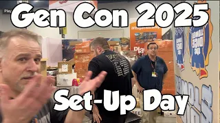 Gen Con Set Up and Behind the Scenes