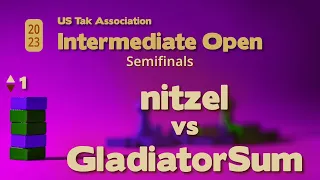 nitzel vs GladiatorSum - 2023 Intermediate Tak Open Quarterfinals G1 - Live Commentary