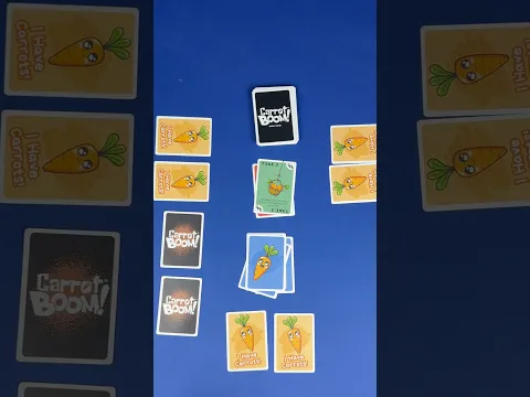 Carrot Boom! A High Energy Card Game for All Ages #cardgame #familygames #familygamenight