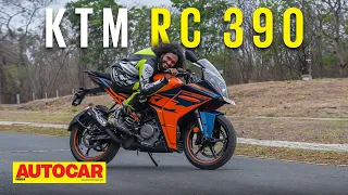 2022 KTM RC 390 review - More grown-up now | Track Ride | Autocar India