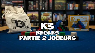 K3 - Jeu de société - Règles du jeu et partie 2 joueurs