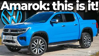 New Amarok IN FULL: different enough to Ranger? (Volkswagen Amarok 2023 full specs and engines)