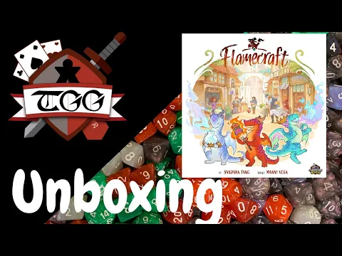 Flamecraft Board Game Unboxing