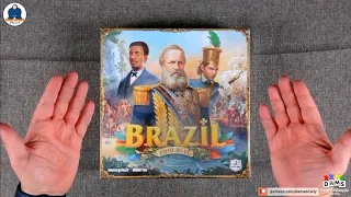 UNBOXING BRAZIL IMPERIAL - Board Game - #indabox