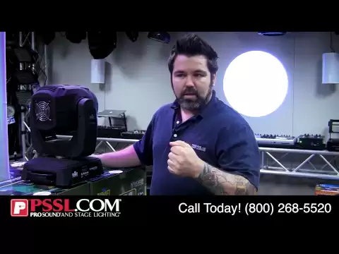 Product video thumbnail for Chauvet Intimidator Spot LED 350 DMX Moving Light