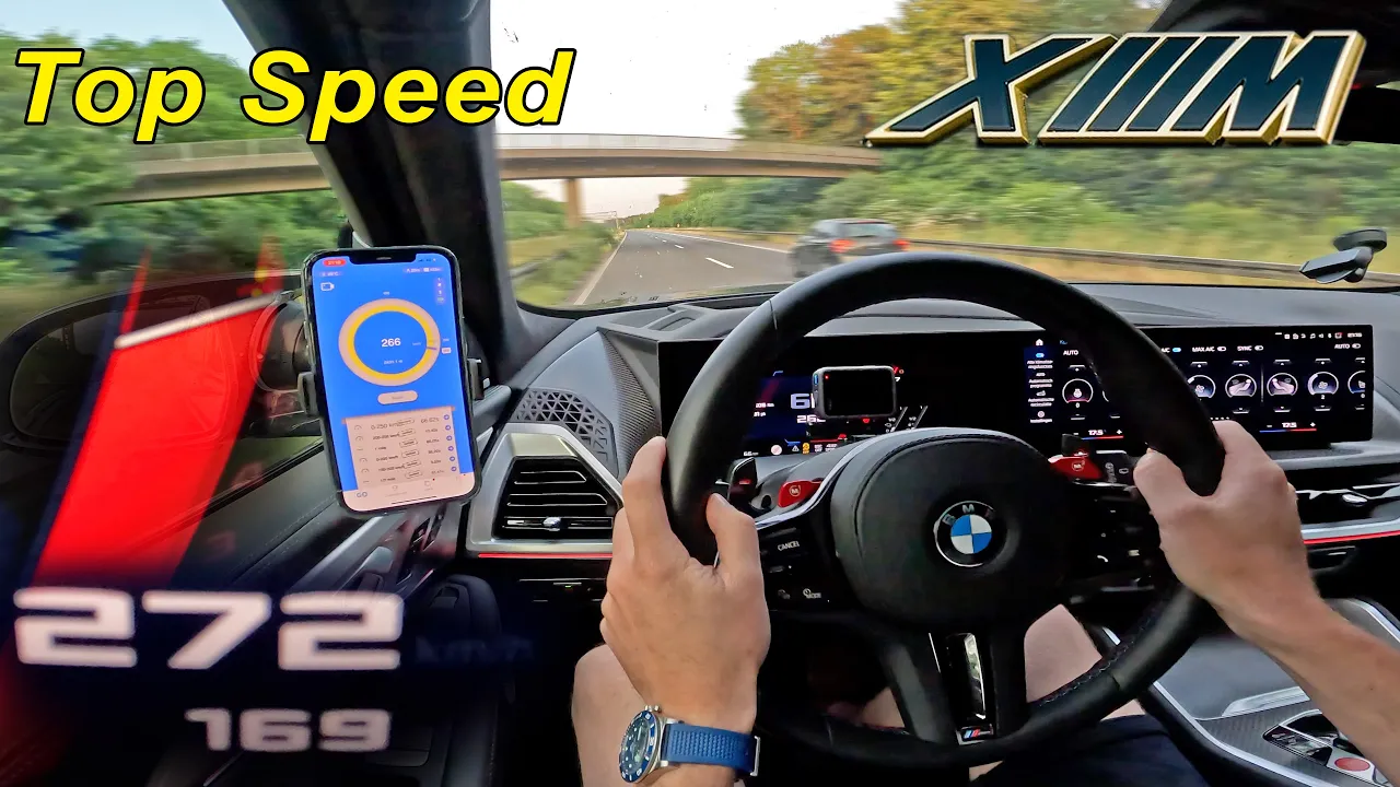 653HP HYBRID V8 power BMW XM is the BIG BOSS on the AUTOBAHN!