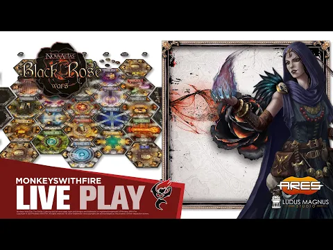 BLACK ROSE WARS - LUDUS MAGNUS STUDIO/ARES GAMES | BOARD GAME LIVE PLAY |