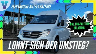 MAXUS EV80 - Der elektrische Kastenwagen im Härtetest [Deutsch 4K] | Vision E Drive #154