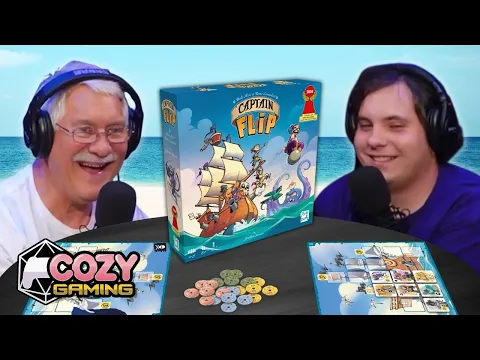 Captain Flip Board Game Playthrough | Draw, Flip & Place Crew