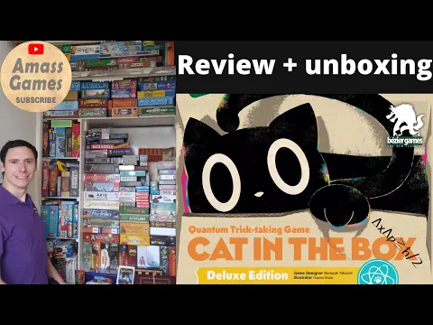 Cat in the Box deluxe edition review AmassGames trick taking board game card #cute #cardgame #games