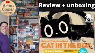 Cat in the Box deluxe edition review AmassGames trick taking board game card #cute #cardgame #games