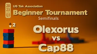 Olexorus vs Cap88 - 2023 Q3 Beginner Tak Tournament Semifinals - Live Commentary - Game 2