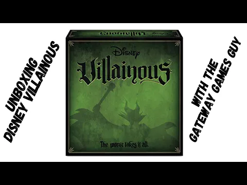 What’s in The Box? Unboxing Disney Villainous Boardgame