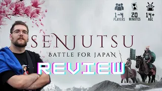 Senjutsu: Battle for Japan - Review of challenging Samurai fencing boardgame