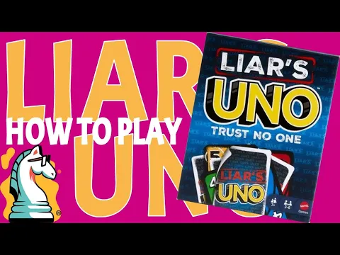 How to Play Liar's UNO - Don't Get Caught Lying!