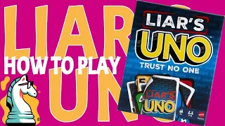 How to Play Liar's UNO - Don't Get Caught Lying!