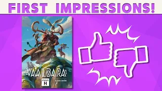 Vaalbara - Board Game First Impressions Review!