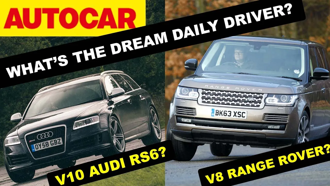 V10 Audi RS6 or V8 Range Rover: what's the dream daily driver? The Autocar Vodcast decides