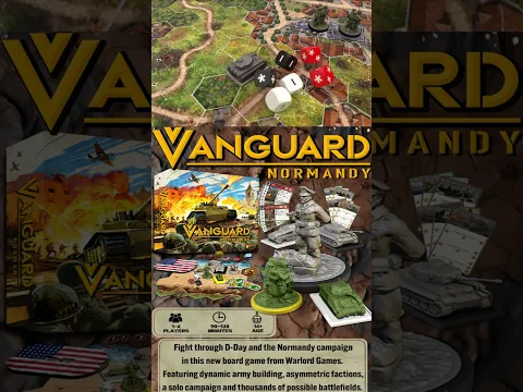 Vanguard: Normandy | Wargame | Quick Board Game Review #boardgame #boardgames