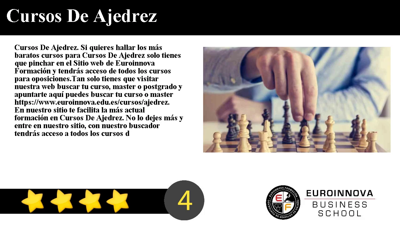 CURSO DE AJEDREZ ONLINE