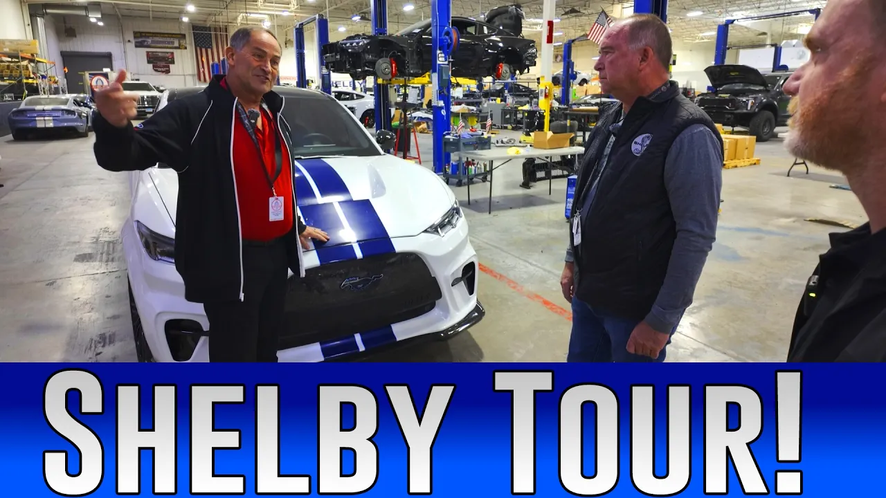 Shelby Mustang Mach-E, Super Snake, & more | Factory Tour with Gary Patterson & Vince LaViolette