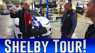 Shelby Mustang Mach-E, Super Snake, & more | Factory Tour with Gary Patterson & Vince LaViolette