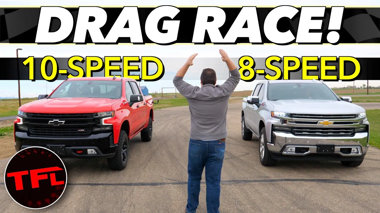 The Silverado Wins - We DRAG RACE a New Trail Boss vs a Z71 Silverado!