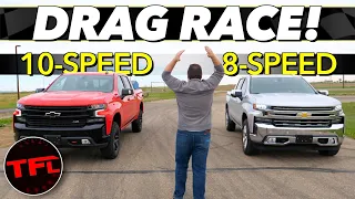 The Silverado Wins - We DRAG RACE a New Trail Boss vs a Z71 Silverado!