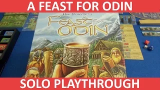 A Feast For Odin - Solo Playthrough