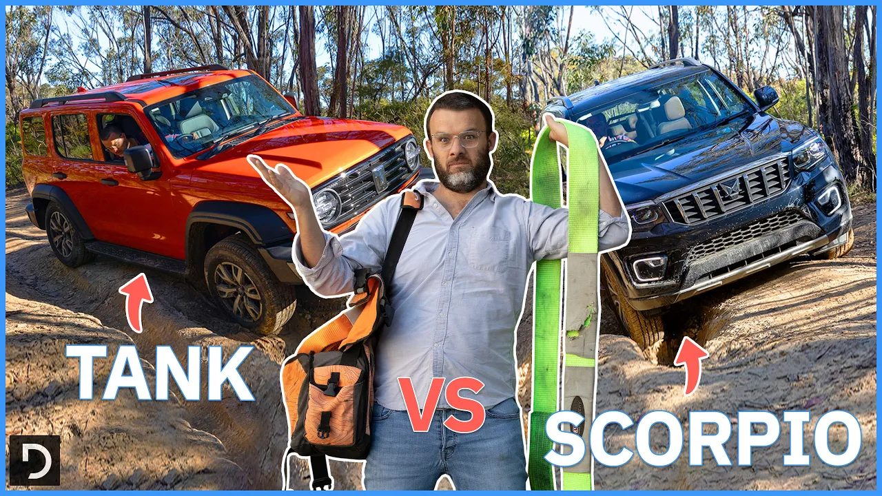 2023 GWM Tank 300 v Mahindra Scorpio On-Road & Off-Road Comparison | Affordable 4WDs | Drive.com.au