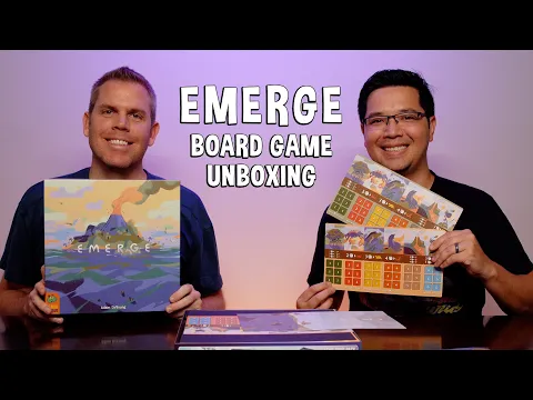 Unboxing Emerge - Developing Islands Board Game