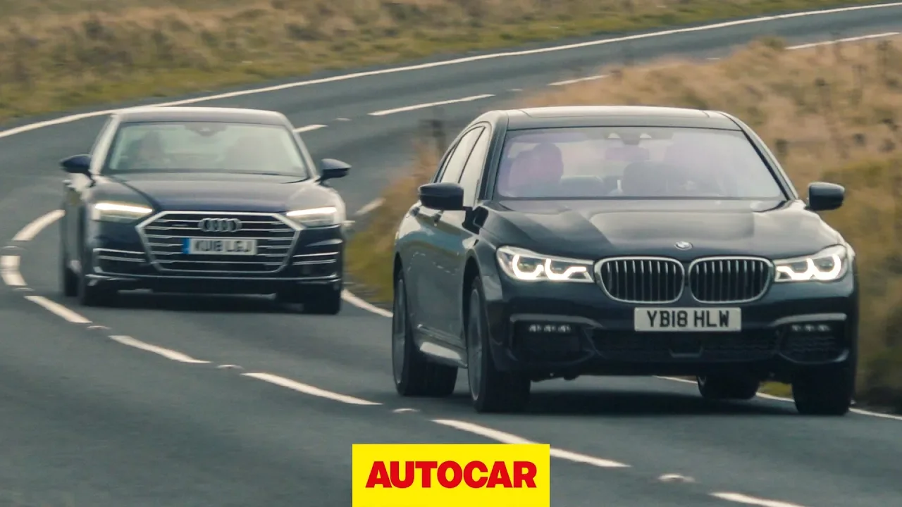 Audi A8 vs BMW 7 Series | What's the best luxury saloon to drive? | Autocar