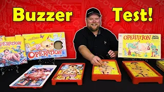 Operation Buzzer Comparison! - Vintage Milton Bradley vs. Modern Hasbro #boardgames #retrogaming