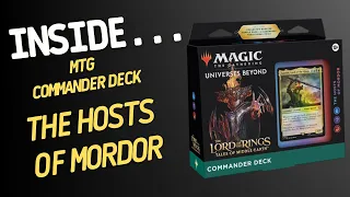 Inside…Commander Deck Lord of the Rings: Tales of Middle-earth - The Hosts of Mordor (4K60fps)