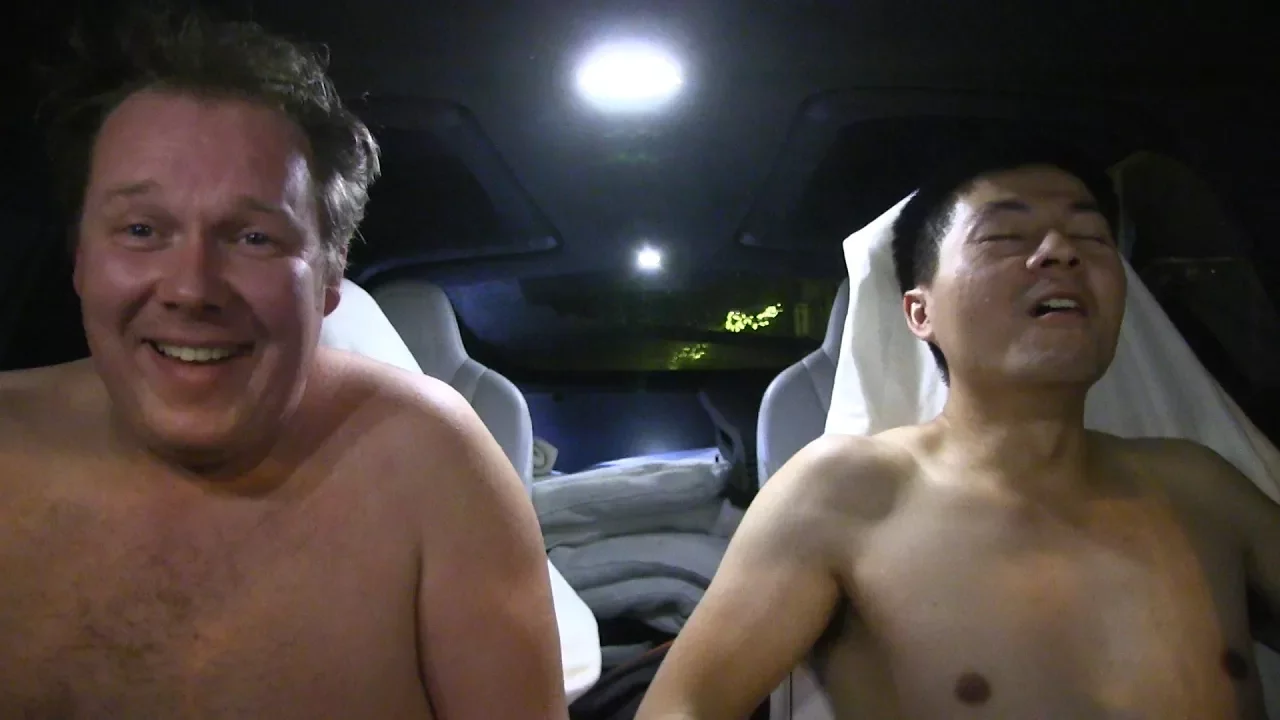 Tesla Model X sauna