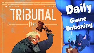 Tribunal 1920 - Daily Game Unboxing