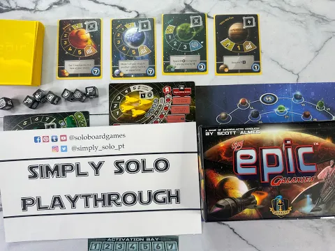 Tiny Epic Galaxies 01 solo playthrough