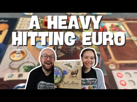 A heavy hitting euro game! - Carl von Linné Board Game Review